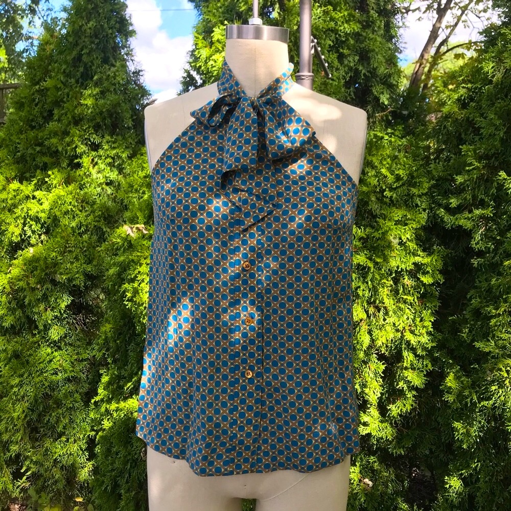 RARE Anthropologie Girls from Savoy Printed Blouse